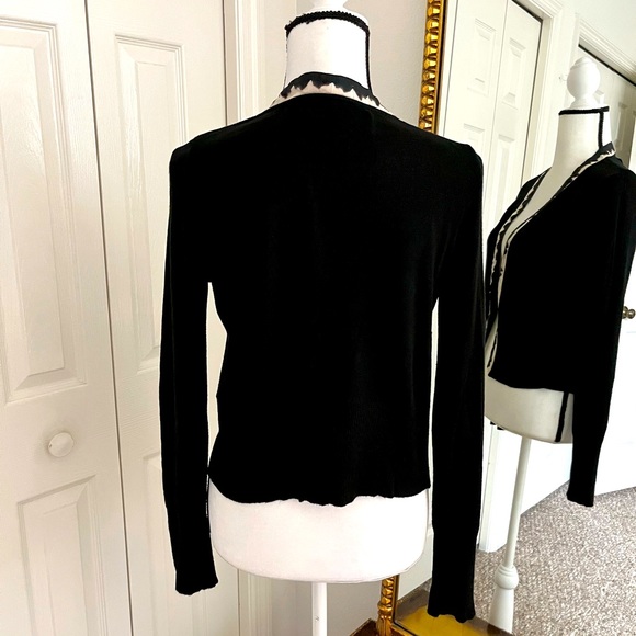 Viviana Uchitel Made in Argentina Cashmere Blend Open Sweater. Size Small - Picture 4 of 8